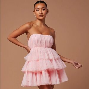 Fashion Nova pink mini dress size xs (fits like a small)